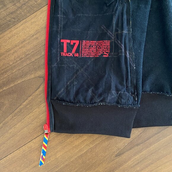 Puma x Dee & Ricky Collab Black Zip Up Track Jacket - Size S - Picture 5 of 5